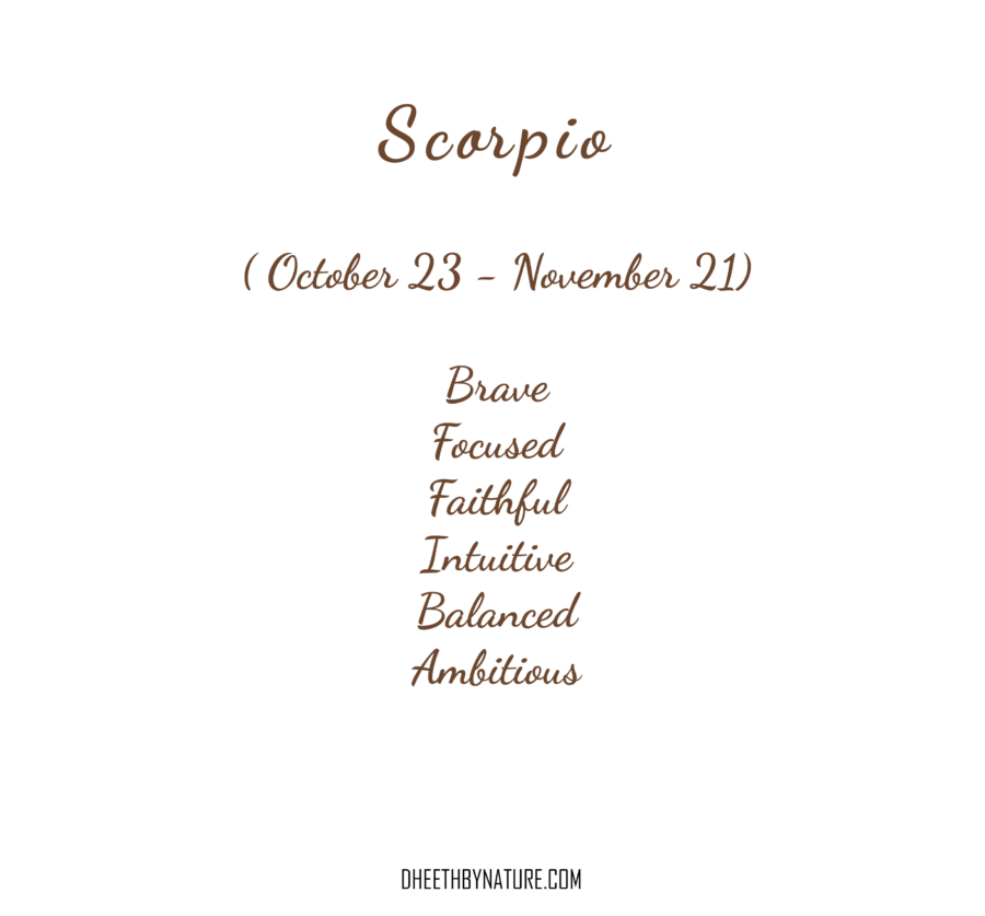 Scorpio - Dheeth By Nature