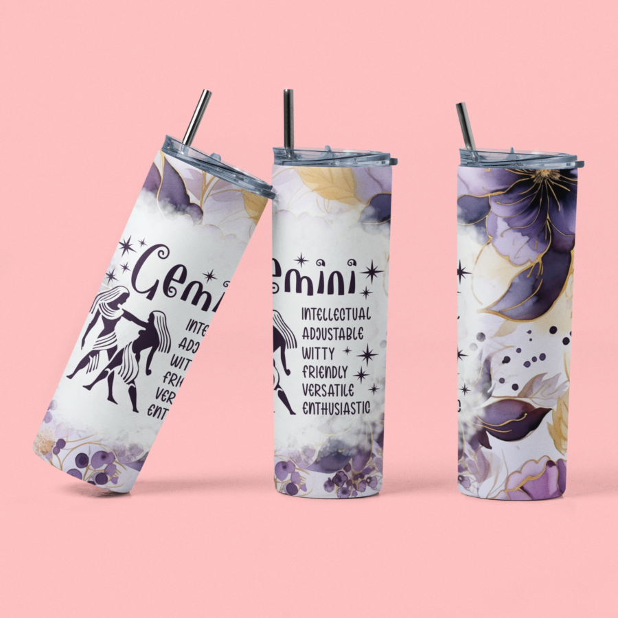 gemini tumbler - Dheeth By Nature