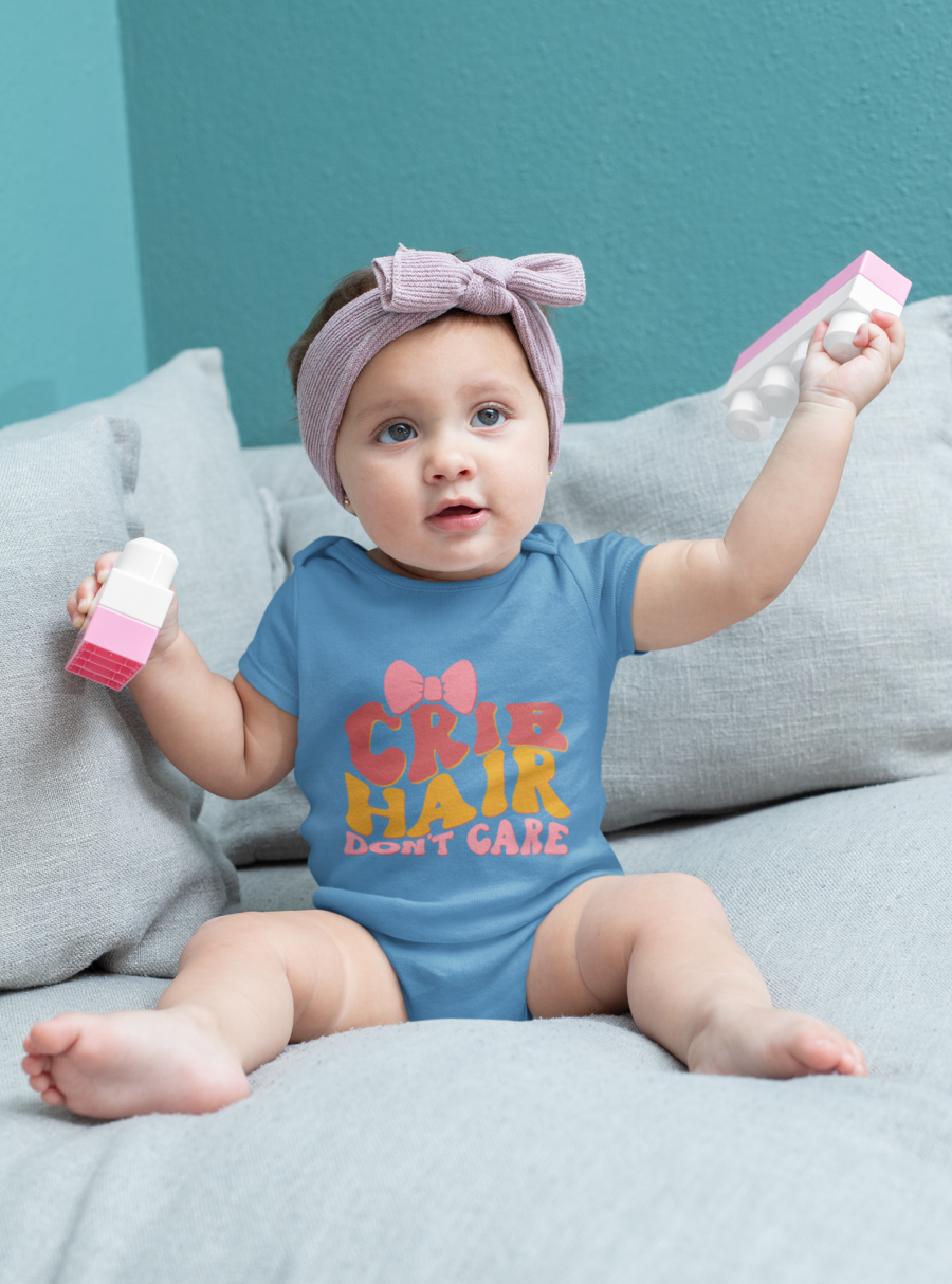 Crib Hair Dont Care Baby Romper dheethbynautre - Dheeth By Nature