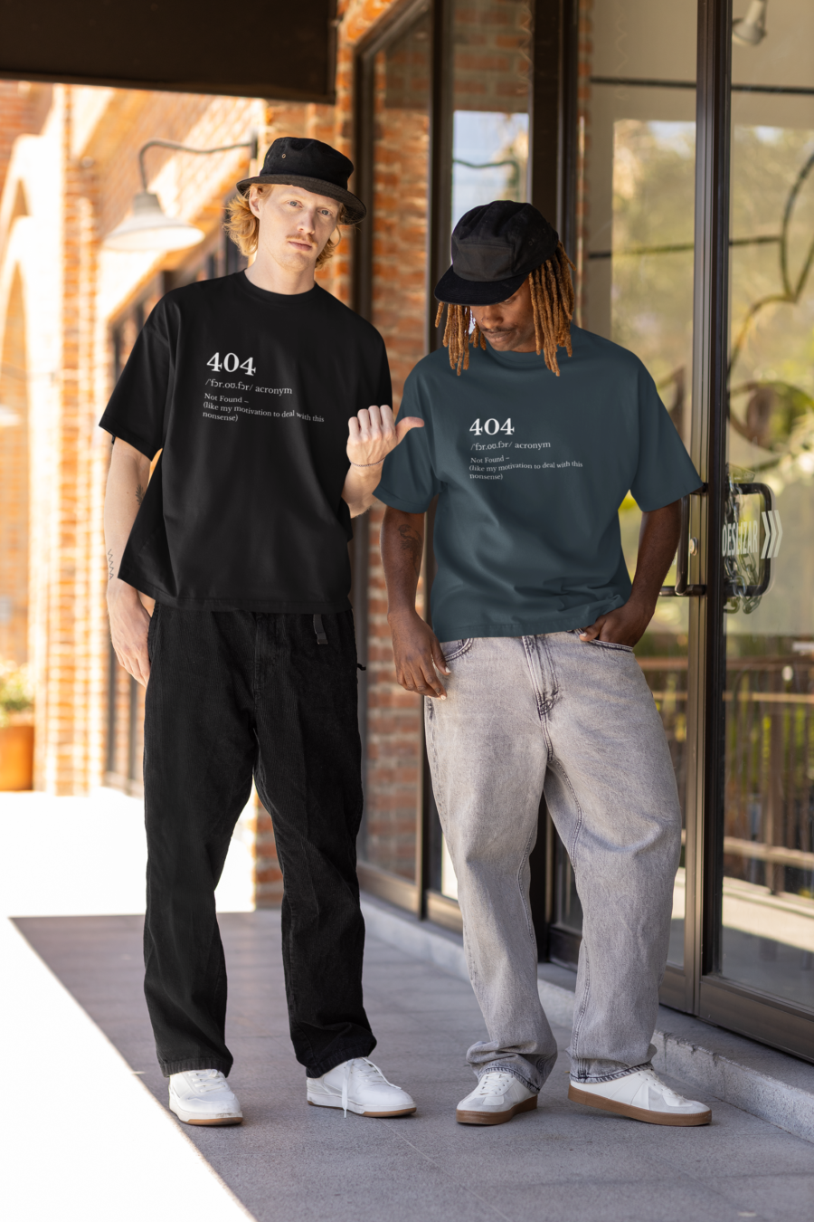 404 oversized unisex tshirt dheethbynature - Dheeth By Nature