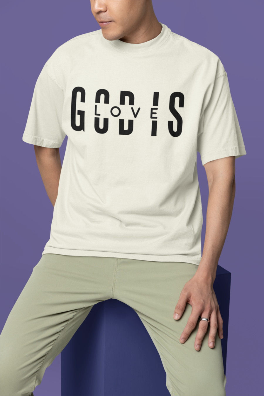 god is love oversized t shirt dheethbynature - Dheeth By Nature
