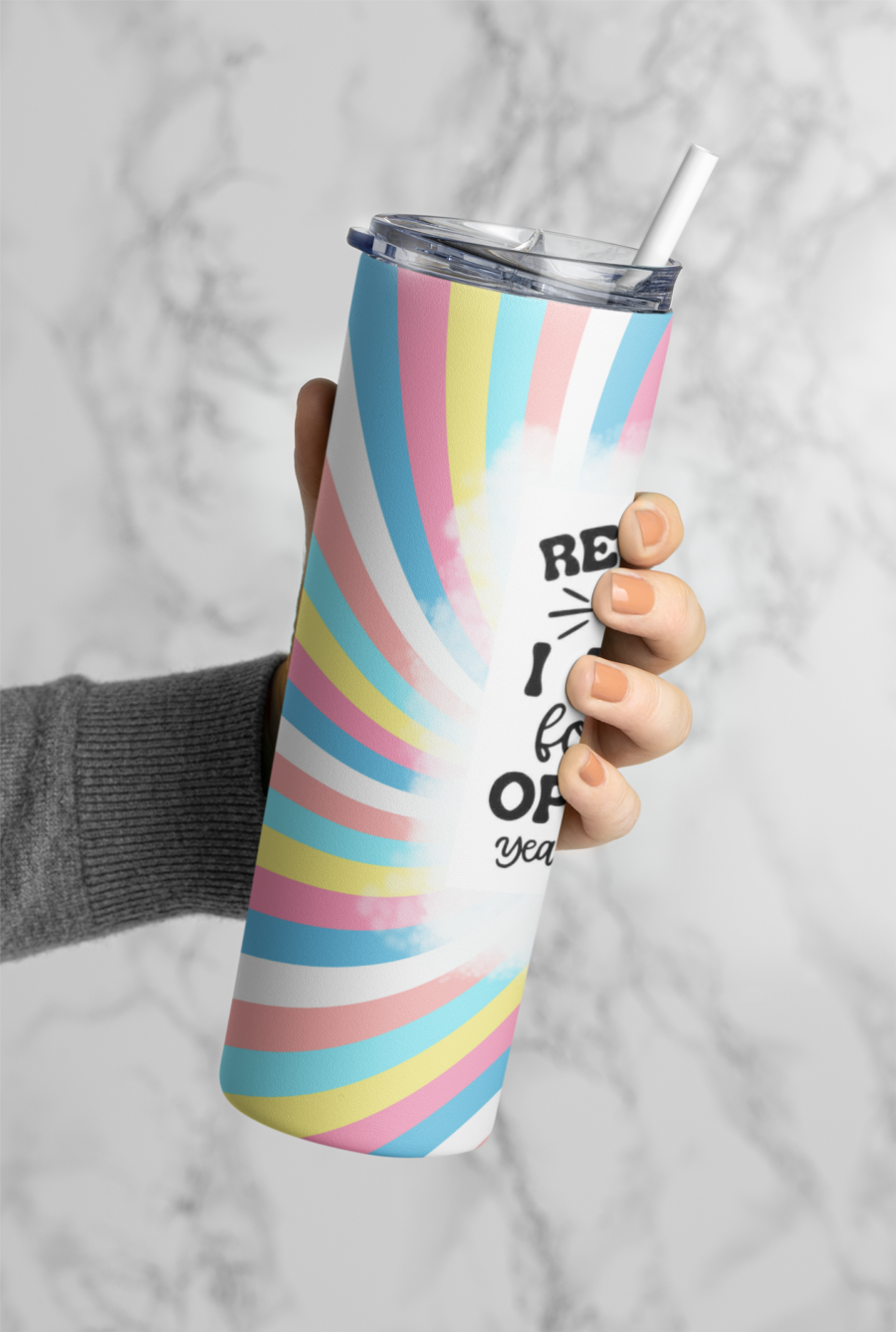 Funny Quote Stainless Steel Tumbler1 - Dheeth By Nature