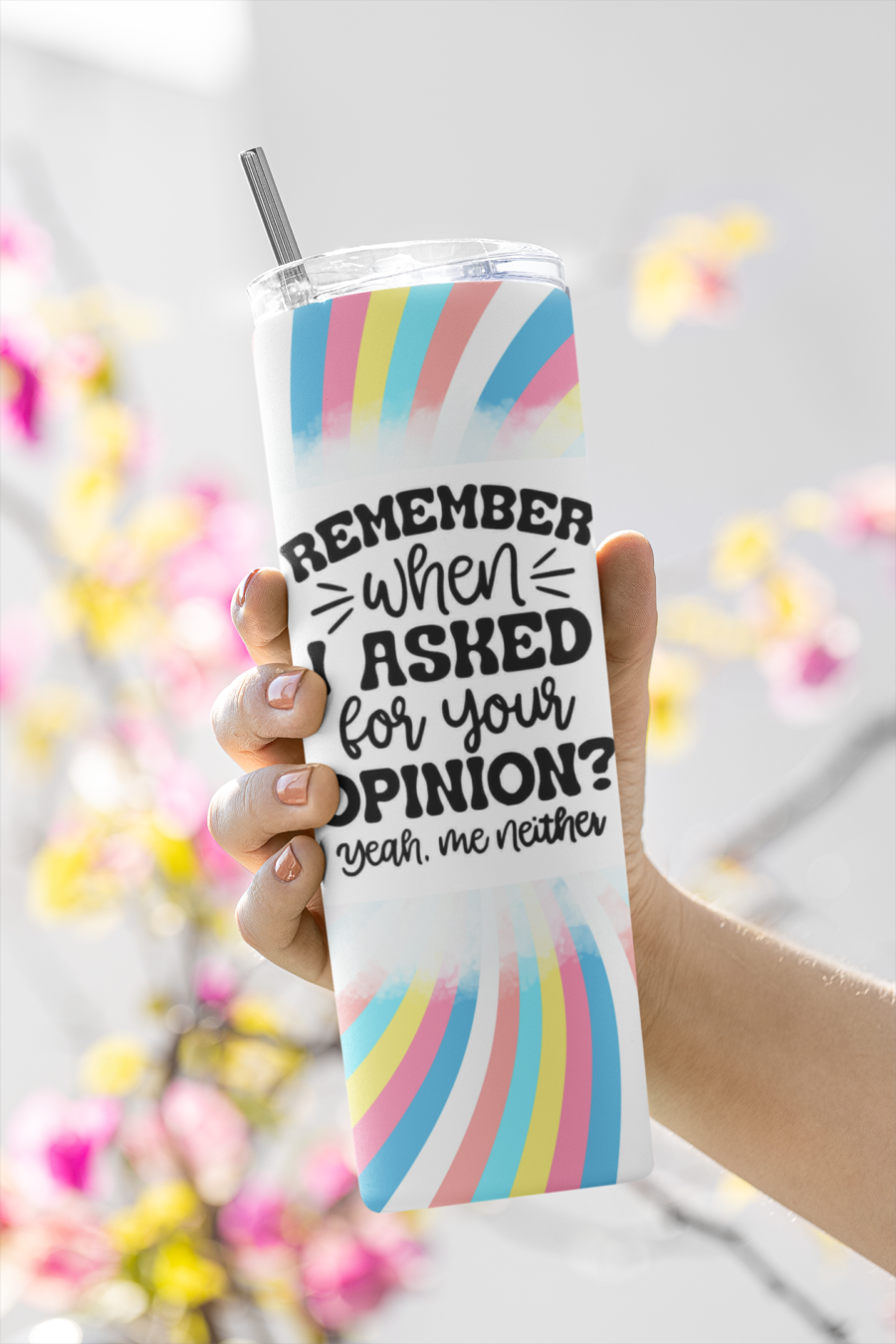Funny Quote Stainless Steel Tumbler2 - Dheeth By Nature