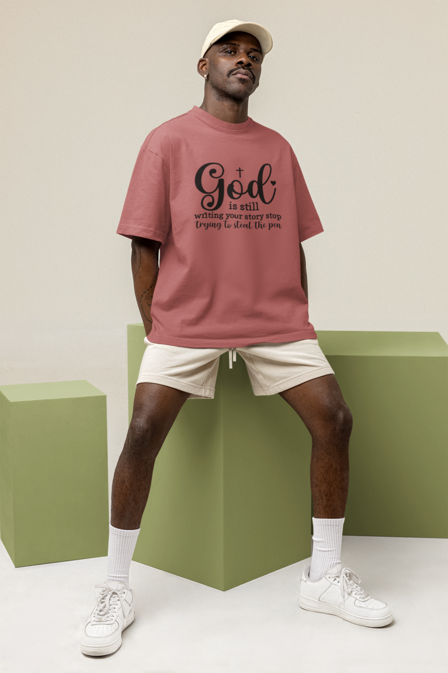 coral God Is Still Good Dheeth By nature oversized unsiex tshirt6 - Dheeth By Nature
